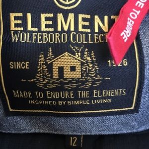 Element kids gray size 12 jacket